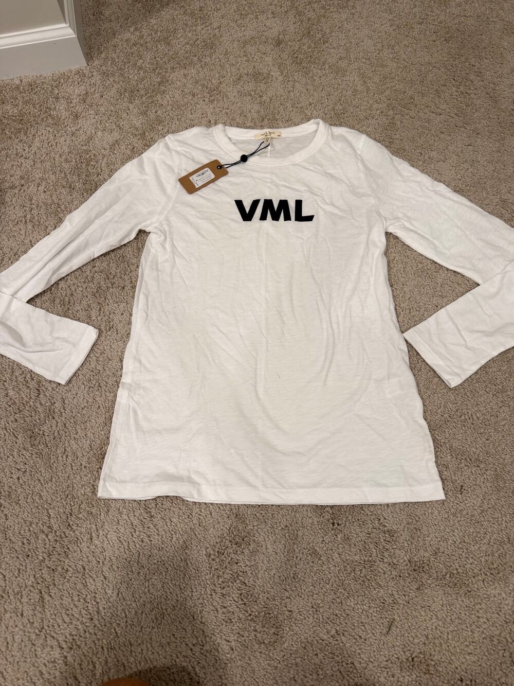 rag & bone 100% Pima Cotton Long Sleeve White Shirt Size M NWT
